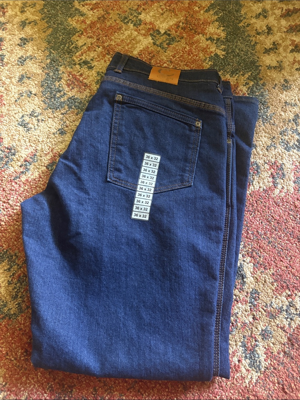 Origins Men's Indigo Blue Straight Jeans